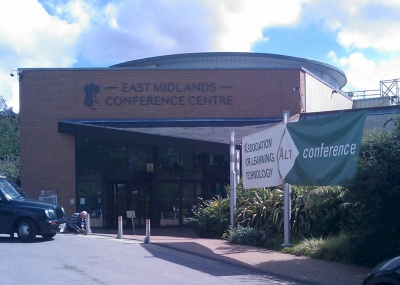 East Midlands conference centre where ALT-C took place, photo courtesy of Steven Verjans East Midlands conference centre where ALT-C took place, photo courtesy of Steven Verjans