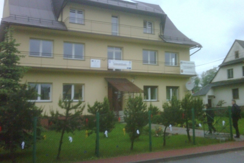 Raba Wyzna Telecentre in the Rokiciny Podhalanskie region of Poland
